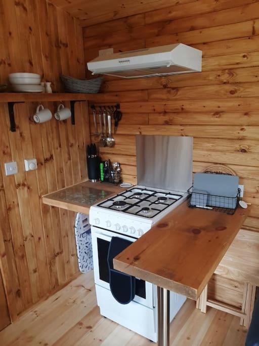 Anglesey New Modern Shepherds Hut With Spa Hot Tub Gwalchmai 外观 照片